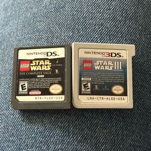 GUC Nintendo 3DS Lego Star Wars & Nintendo DS Lego Star Wars Cartridges only